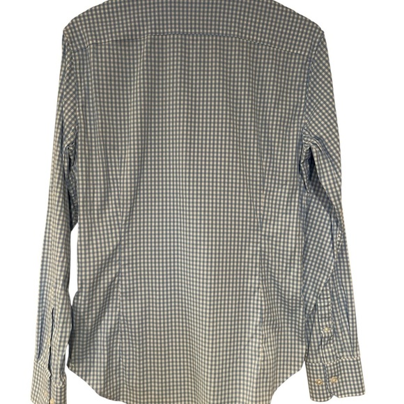 Bonobos Light Blue Checkered Men's Shirt Tailored Fit - Picture 4 of 6